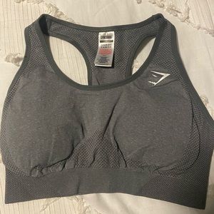 gymshark vital seamless grey marl leggings and matching sports bra!